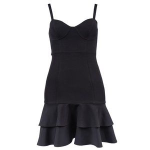 Sexy Black Party Dress (C0075M, Black)